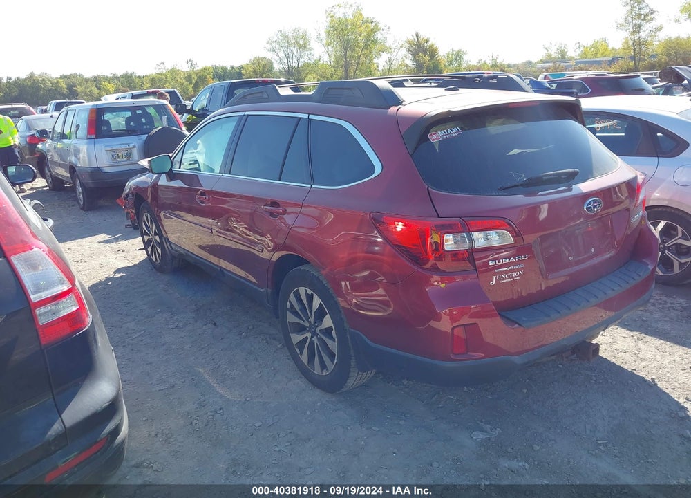2015 SUBARU OUTBACK 2.5I LIMITED VIN: 4S4BSBNC6F3346588