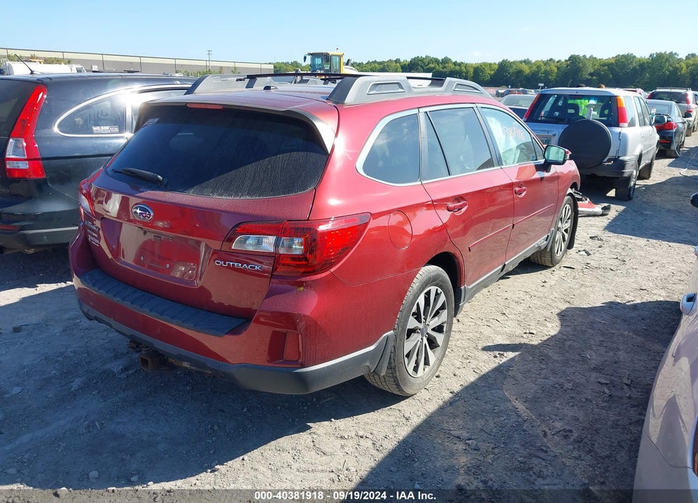 2015 SUBARU OUTBACK 2.5I LIMITED VIN: 4S4BSBNC6F3346588