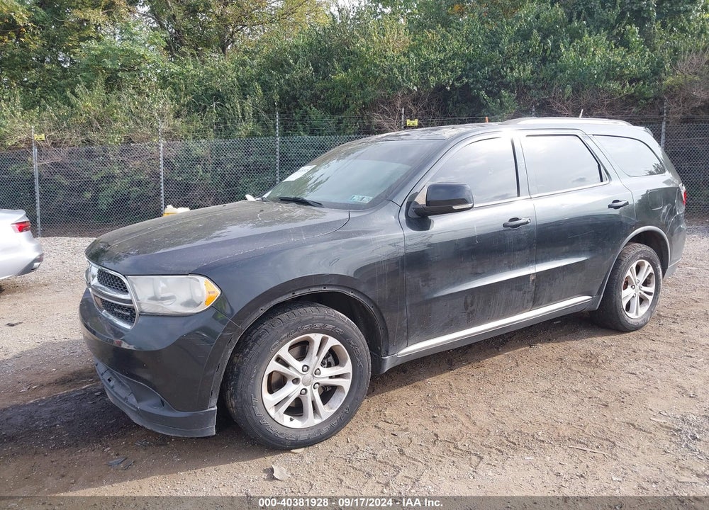 2011 DODGE DURANGO CREW VIN: 1D4RE4GG5BC645346