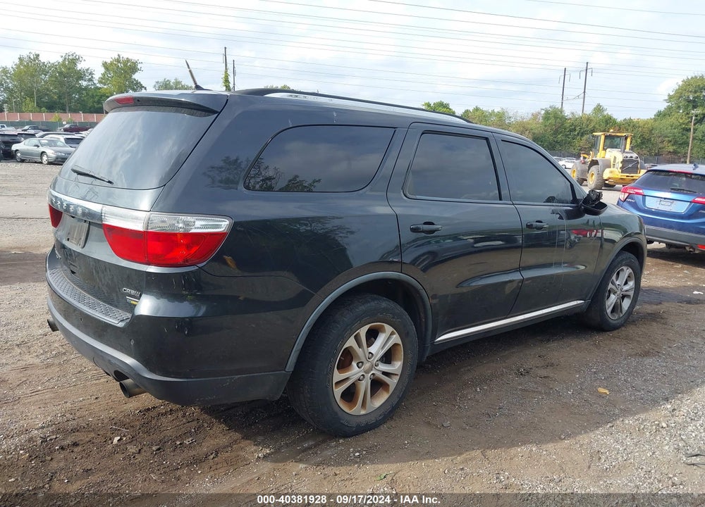 2011 DODGE DURANGO CREW VIN: 1D4RE4GG5BC645346