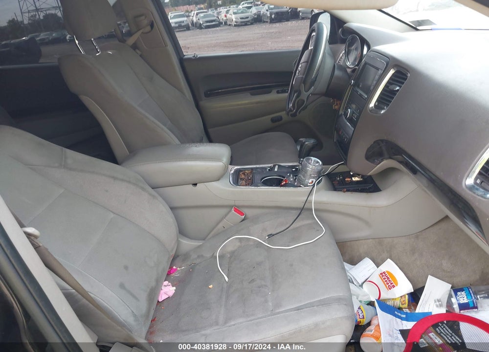 2011 DODGE DURANGO CREW VIN: 1D4RE4GG5BC645346