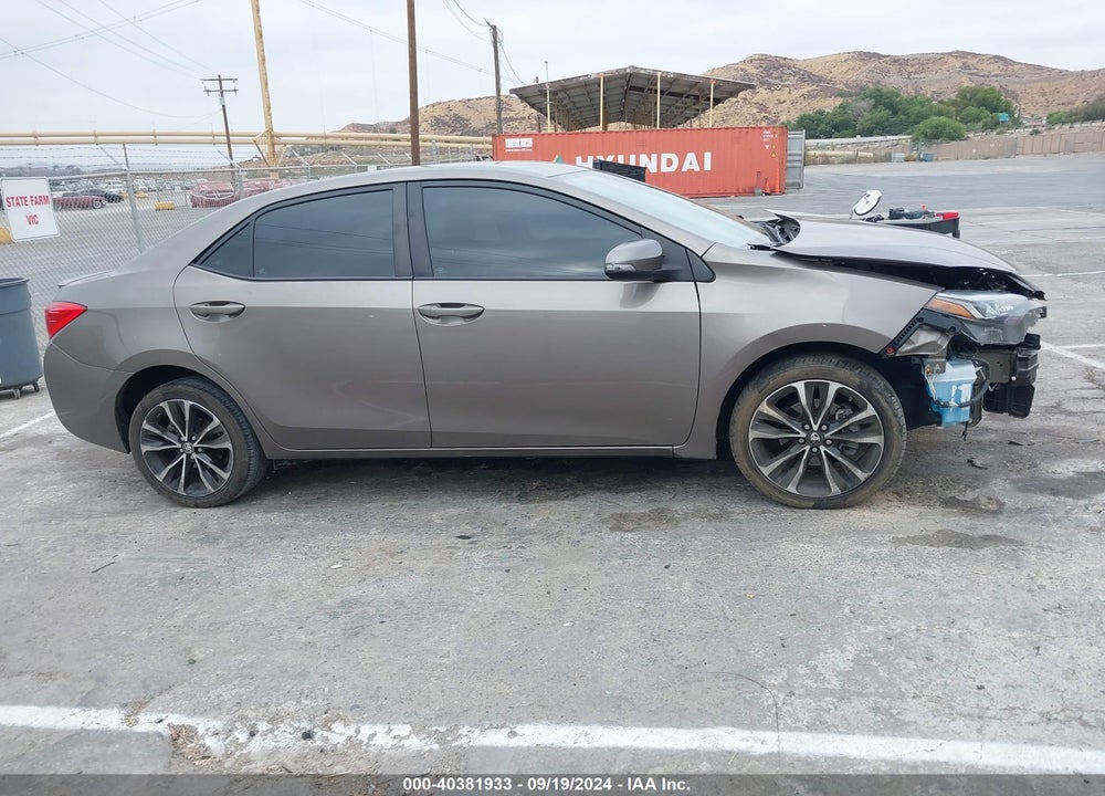2018 TOYOTA COROLLA SE VIN: 5YFBURHE5JP819434