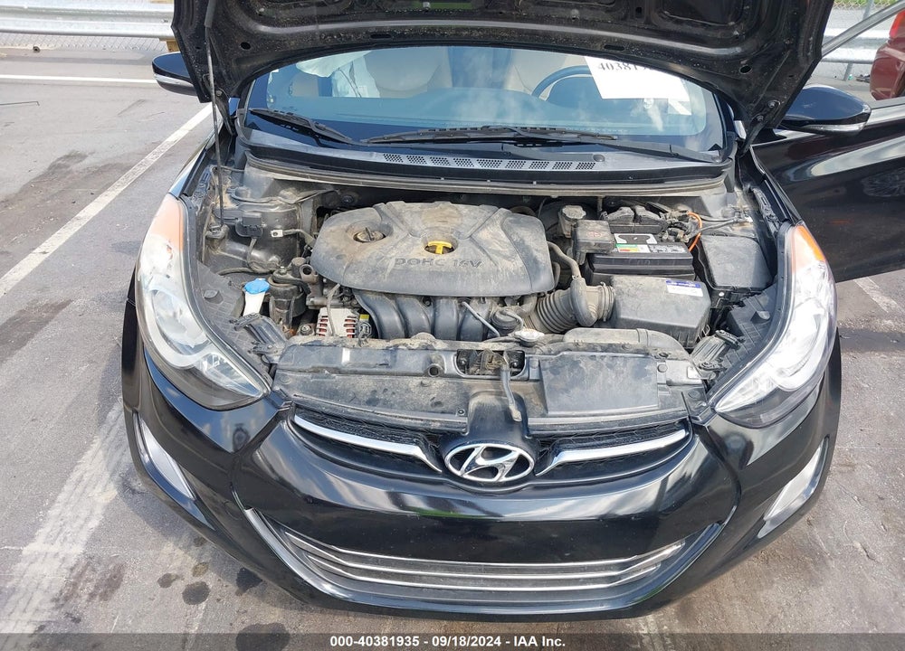 2013 HYUNDAI ELANTRA LIMITED VIN: KMHDH4AEXDU730309