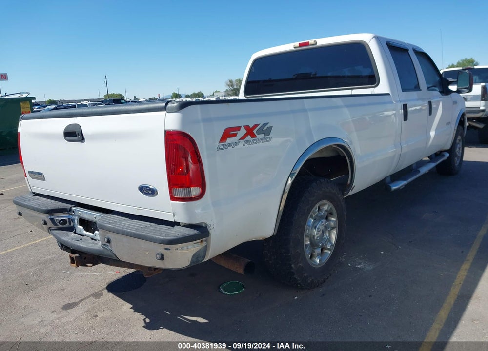 2005 FORD F-250 LARIAT/XL/XLT VIN: 1FTSW21PX5EB91841