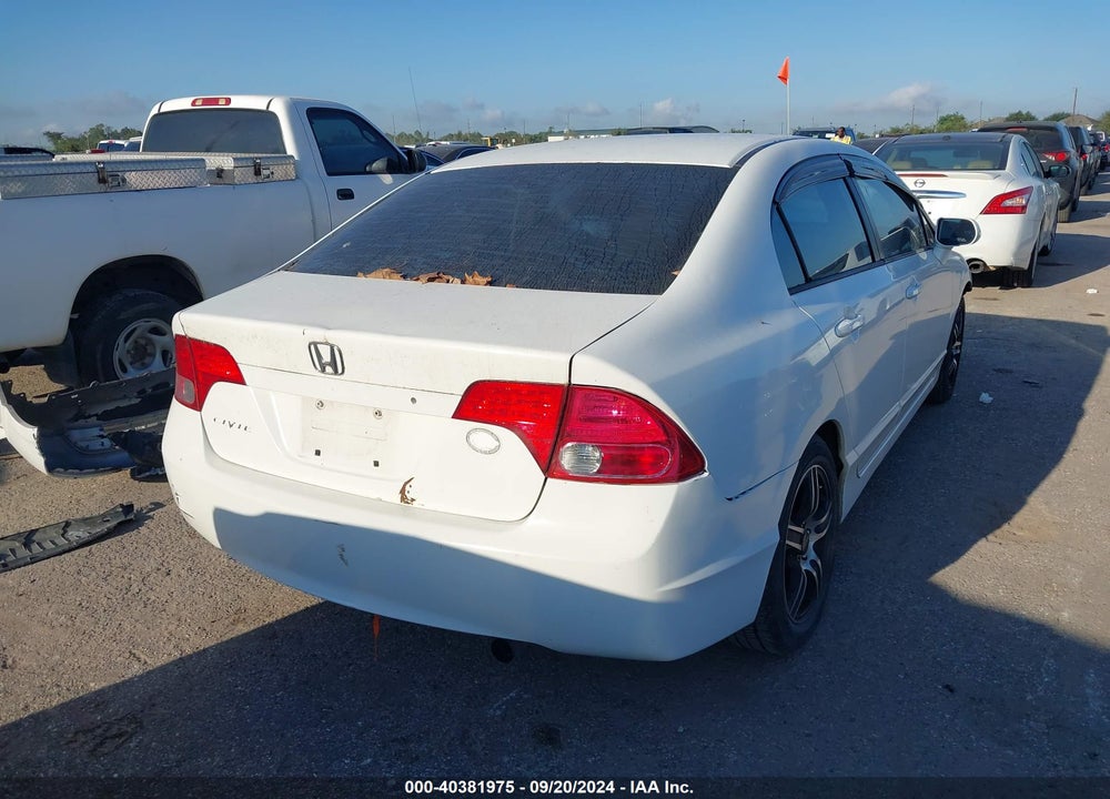 2007 HONDA CIVIC LX VIN: 1HGFA165X7L017558