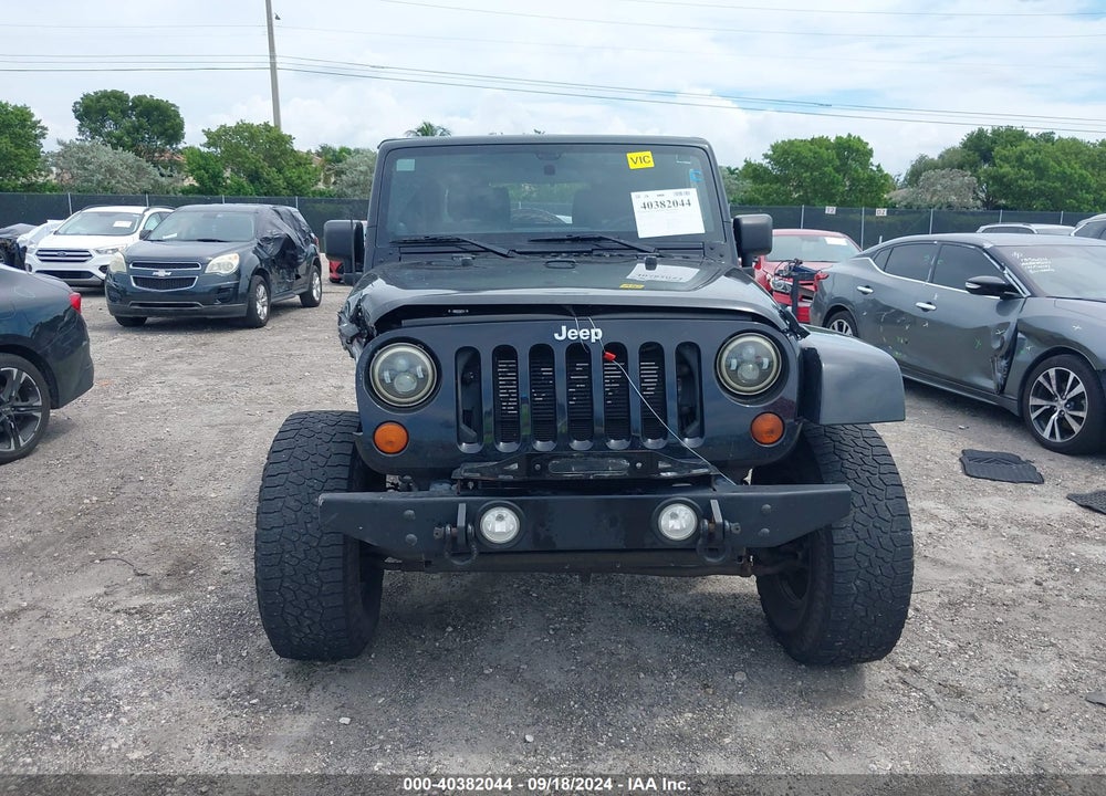 2012 JEEP WRANGLER SAHARA VIN: 1C4AJWBG6CL190372