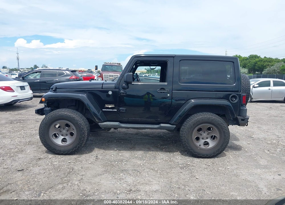 2012 JEEP WRANGLER SAHARA VIN: 1C4AJWBG6CL190372