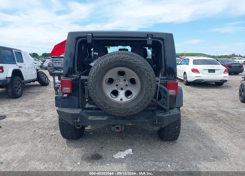 2012 JEEP WRANGLER SAHARA VIN: 1C4AJWBG6CL190372