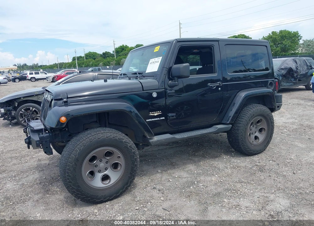 2012 JEEP WRANGLER SAHARA VIN: 1C4AJWBG6CL190372