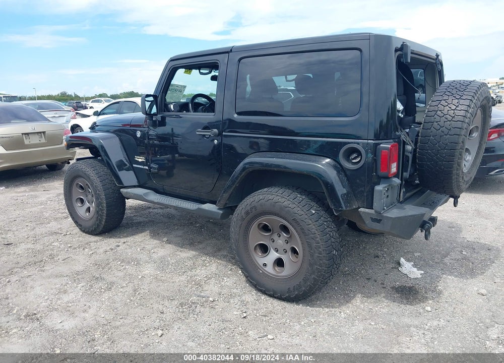 2012 JEEP WRANGLER SAHARA VIN: 1C4AJWBG6CL190372