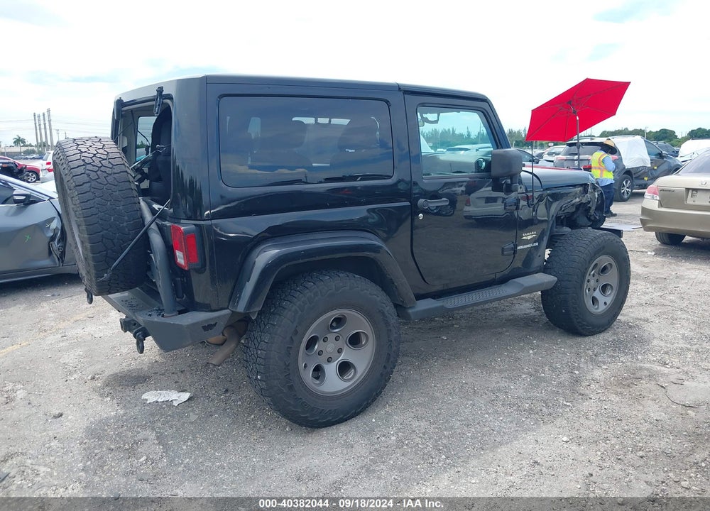 2012 JEEP WRANGLER SAHARA VIN: 1C4AJWBG6CL190372