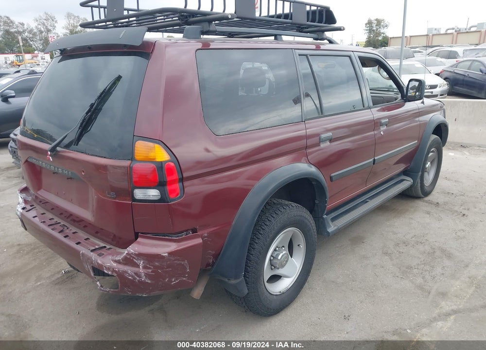 2001 MITSUBISHI MONTERO SPORT ES/LS VIN: JA4LS21H61P017797