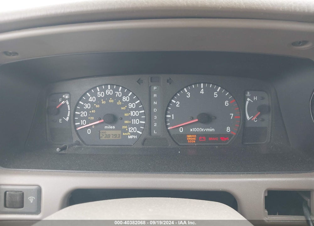 2001 MITSUBISHI MONTERO SPORT ES/LS VIN: JA4LS21H61P017797