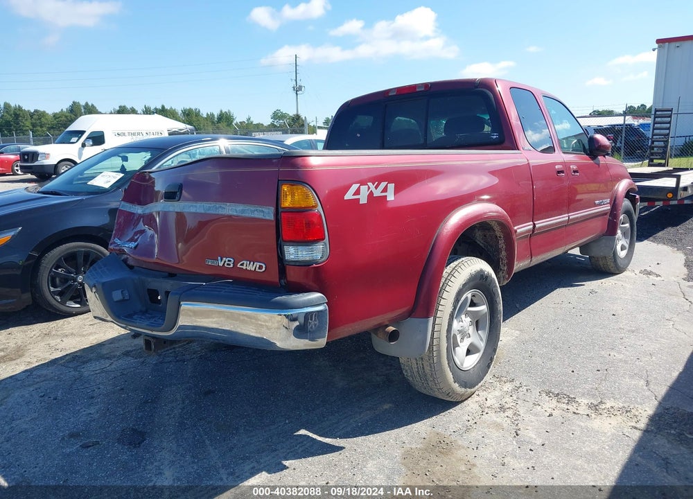 2001 TOYOTA TUNDRA LTD V8 VIN: 5TBBT48141S154948