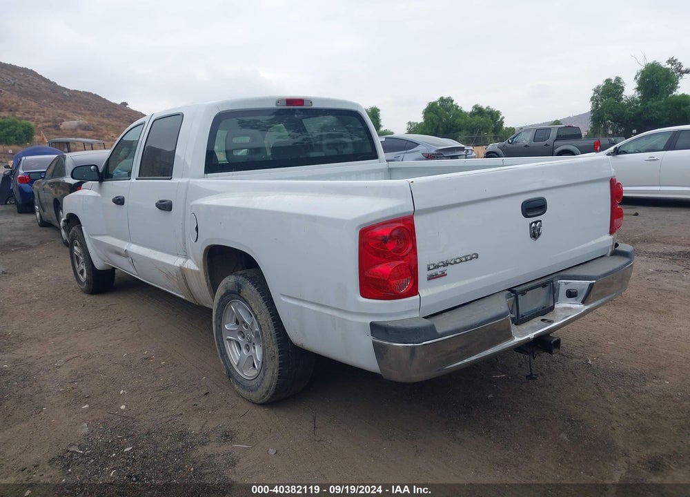 2006 DODGE DAKOTA SLT VIN: 1D7HE48K66S532356