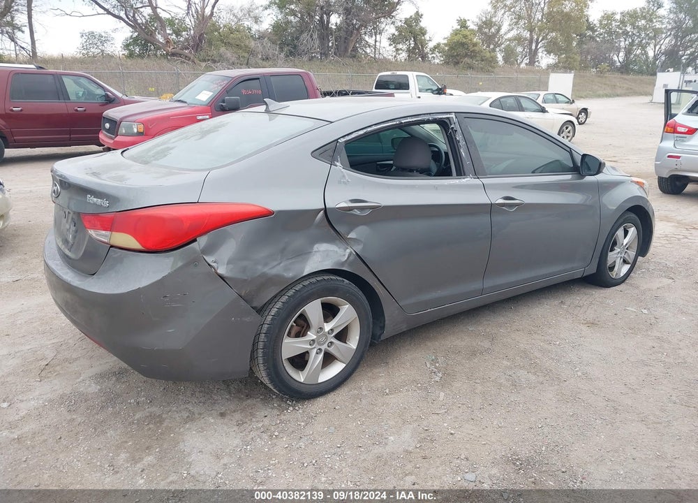 2013 HYUNDAI ELANTRA GLS VIN: 5NPDH4AE1DH374718