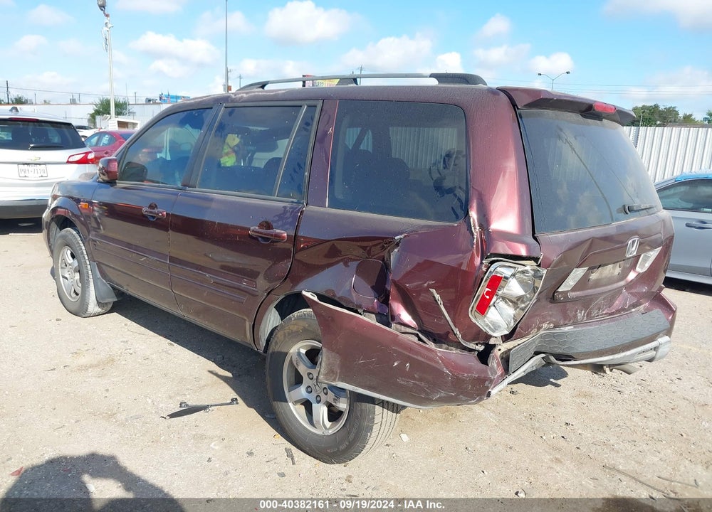 2008 HONDA PILOT SE VIN: 5FNYF28398B024662