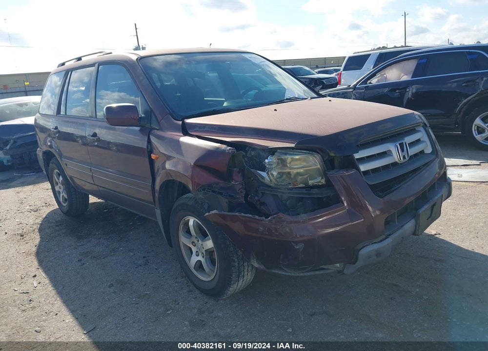 2008 HONDA PILOT SE VIN: 5FNYF28398B024662