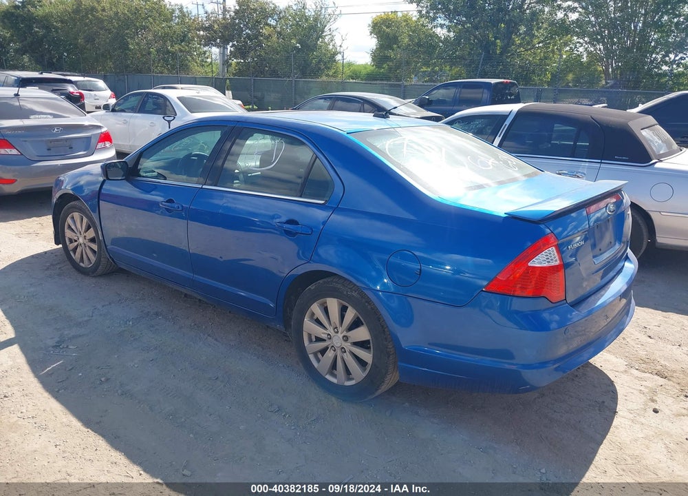 2011 FORD FUSION SE VIN: 3FAHP0HA0BR184196