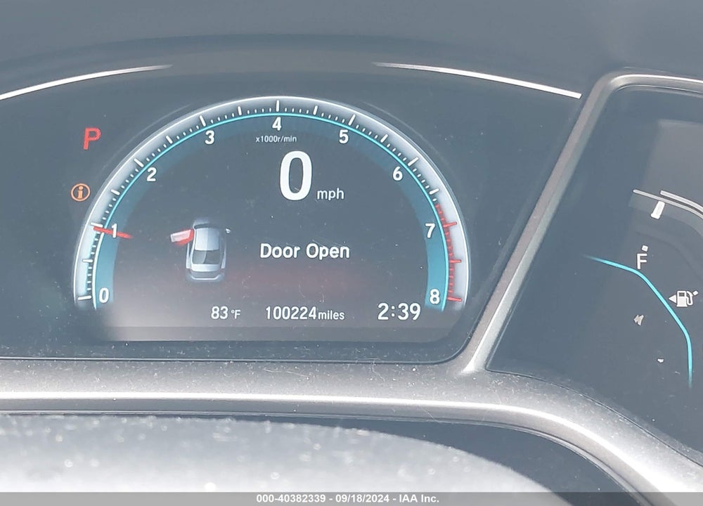 2018 HONDA CIVIC EX VIN: 19XFC2F72JE022740