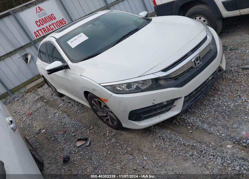 2018 HONDA CIVIC EX VIN: 19XFC2F72JE022740