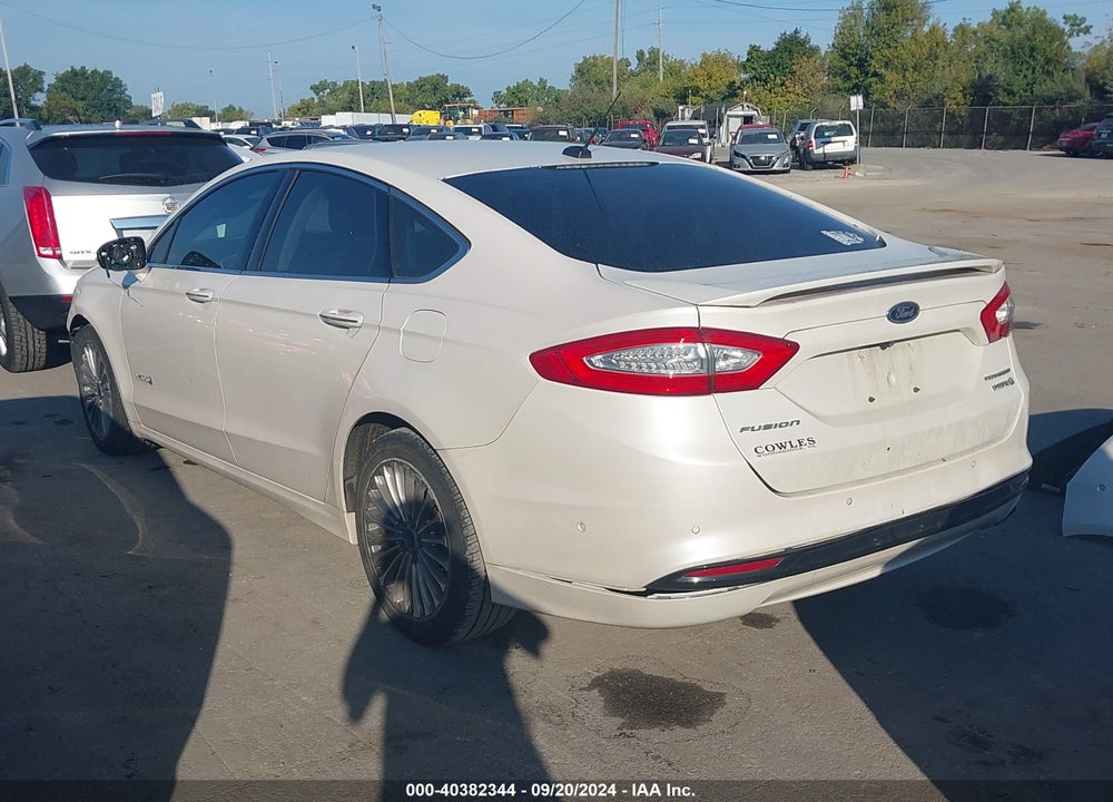 2014 FORD FUSION HYBRID TITANIUM VIN: 3FA6P0RU6ER348720
