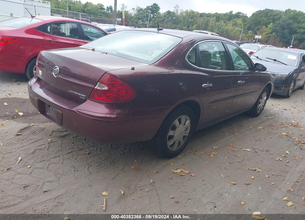 2007 BUICK LACROSSE CX VIN: 2G4WC582971152602