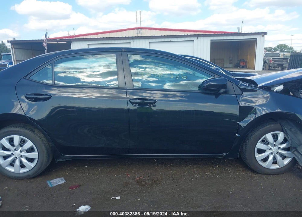 2016 TOYOTA COROLLA LE VIN: 5YFBURHE5GP556399
