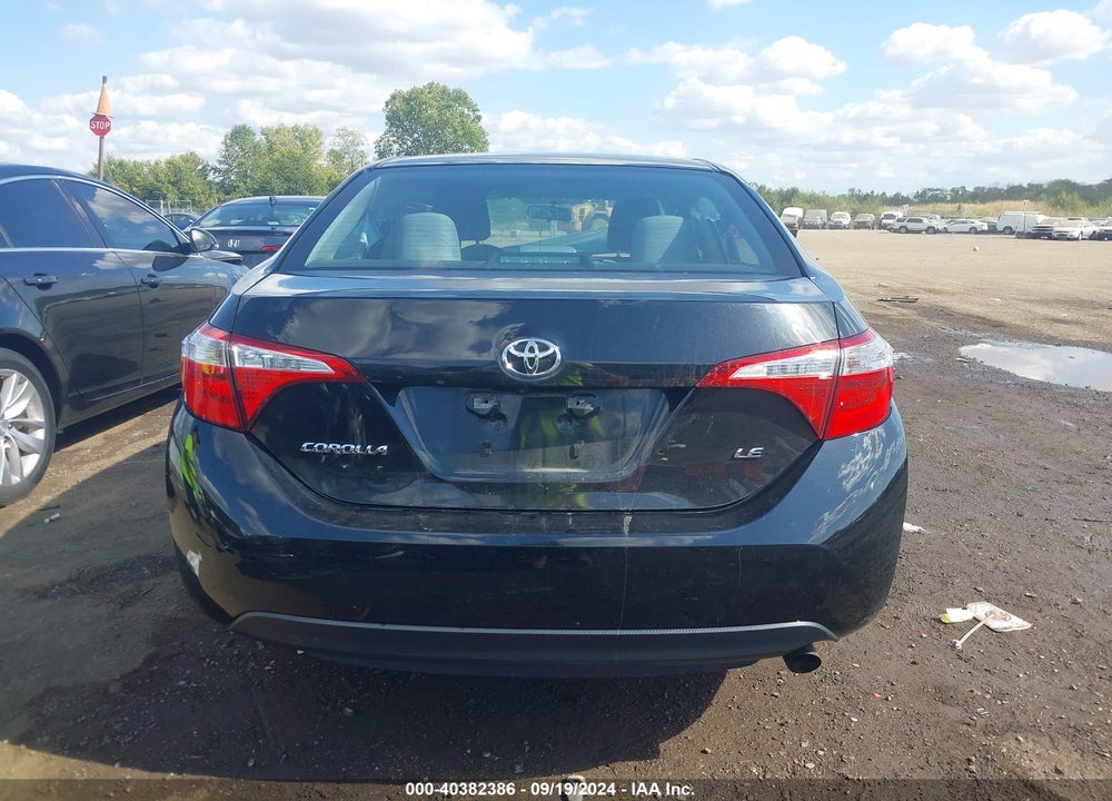 2016 TOYOTA COROLLA LE VIN: 5YFBURHE5GP556399