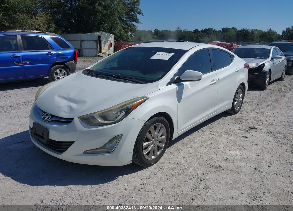 2015 HYUNDAI ELANTRA SE VIN: 5NPDH4AEXFH638439
