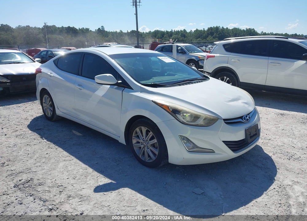 2015 HYUNDAI ELANTRA SE VIN: 5NPDH4AEXFH638439