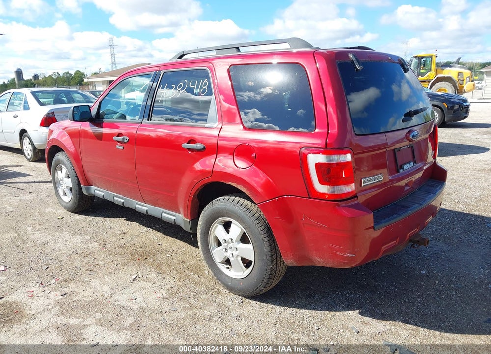 2012 FORD ESCAPE XLT VIN: 1FMCU0DG9CKC38880