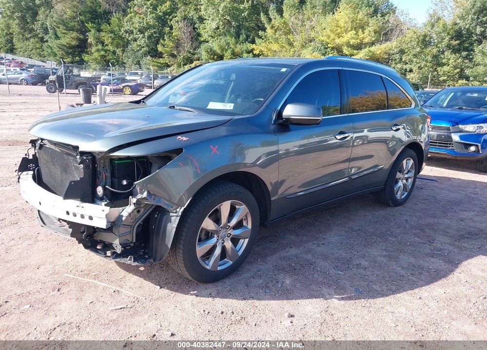 2014 ACURA MDX ADVANCE PKG W/ENTERTAINMENT PKG VIN: 5FRYD4H80EB039414
