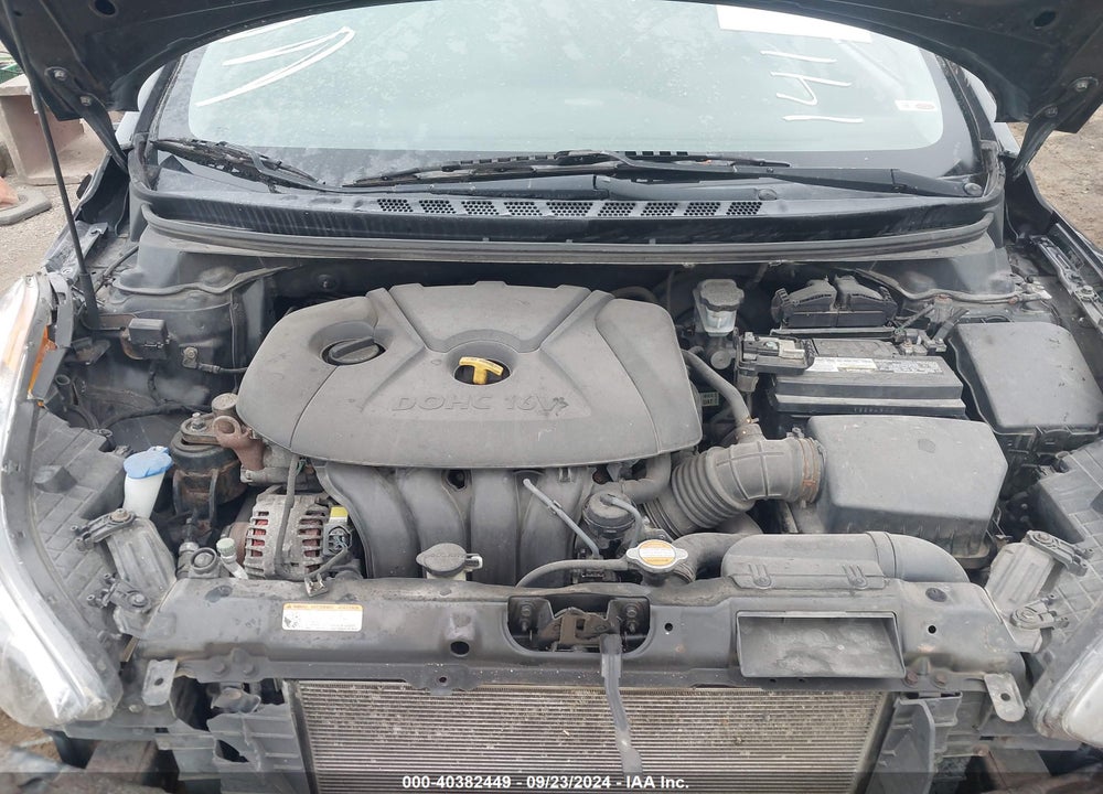 2012 HYUNDAI ELANTRA GLS VIN: 5NPDH4AE7CH141117