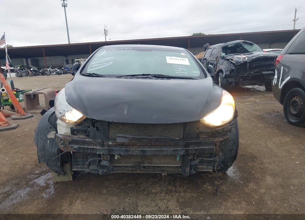 2012 HYUNDAI ELANTRA GLS VIN: 5NPDH4AE7CH141117