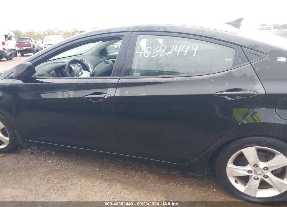 2012 HYUNDAI ELANTRA GLS VIN: 5NPDH4AE7CH141117