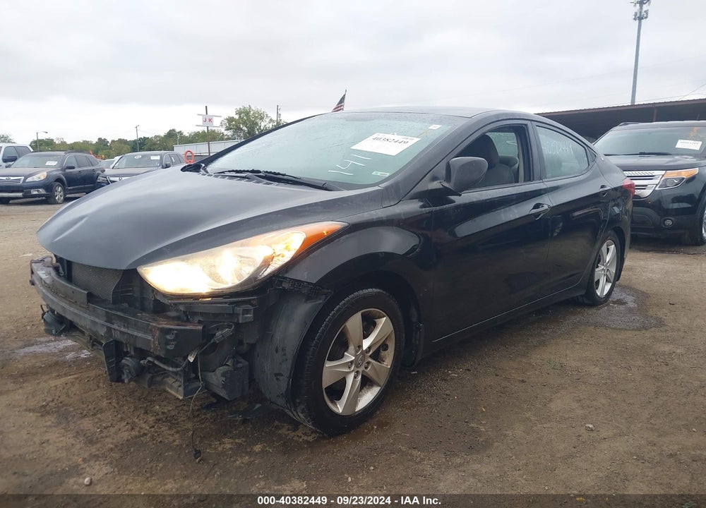 2012 HYUNDAI ELANTRA GLS VIN: 5NPDH4AE7CH141117