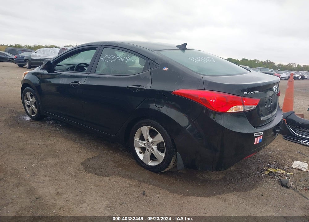 2012 HYUNDAI ELANTRA GLS VIN: 5NPDH4AE7CH141117