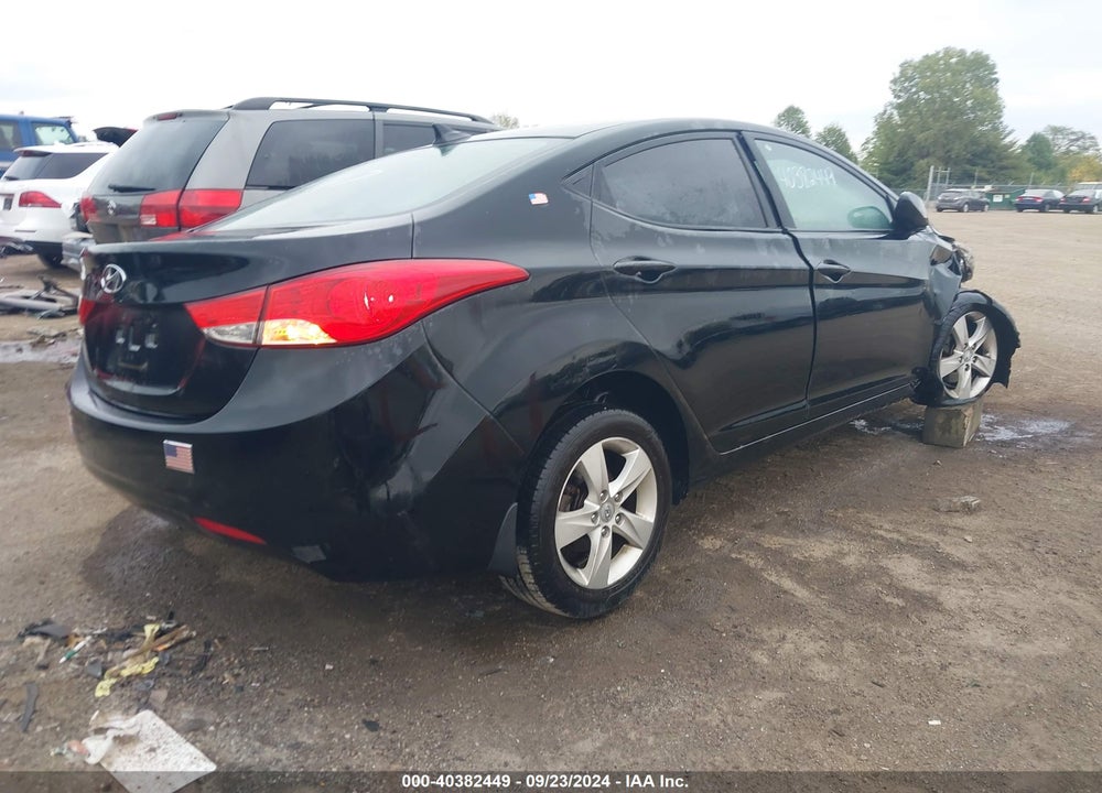 2012 HYUNDAI ELANTRA GLS VIN: 5NPDH4AE7CH141117