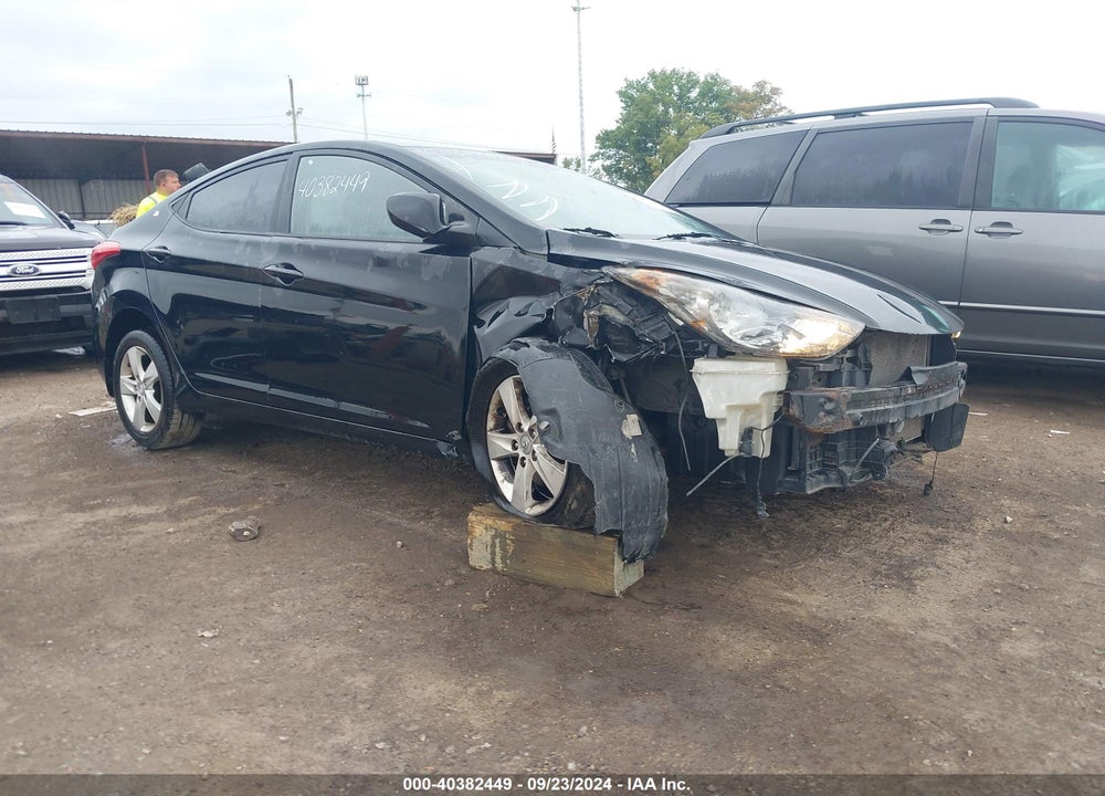 2012 HYUNDAI ELANTRA GLS VIN: 5NPDH4AE7CH141117