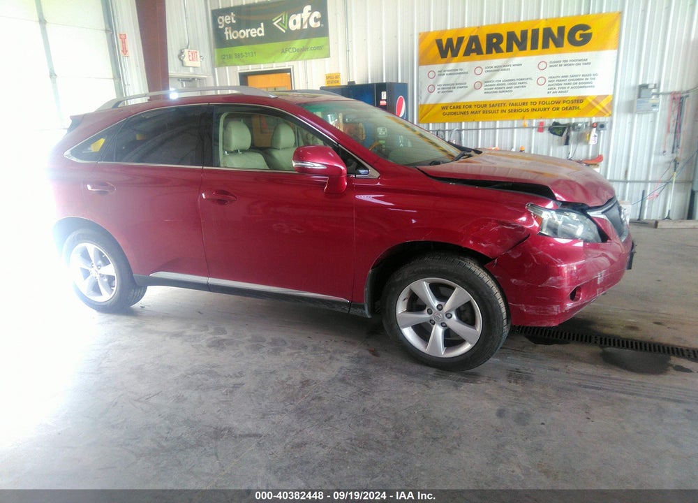 2010 LEXUS RX 350 VIN: JTJBK1BAXA2418065