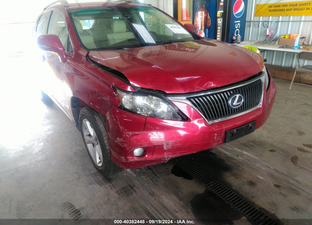 2010 LEXUS RX 350 VIN: JTJBK1BAXA2418065