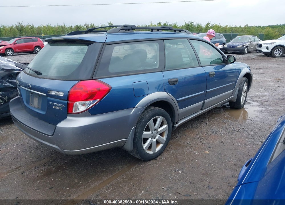 2009 SUBARU OUTBACK 2.5I VIN: 4S4BP61C297345062