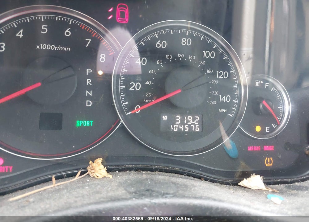 2009 SUBARU OUTBACK 2.5I VIN: 4S4BP61C297345062