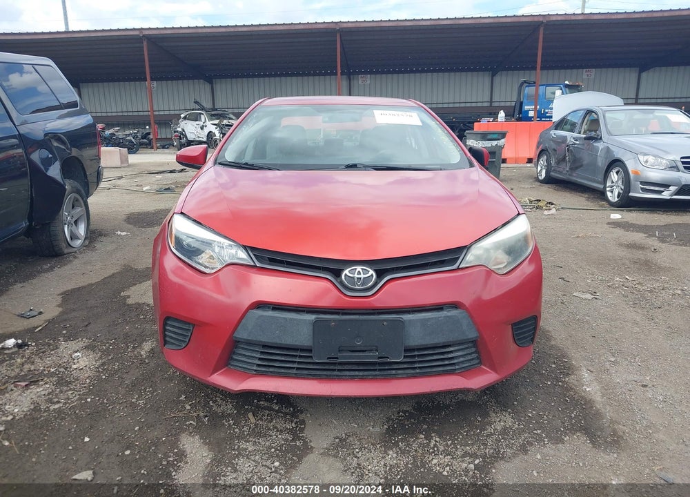 2015 TOYOTA COROLLA LE VIN: 5YFBURHE1FP333923
