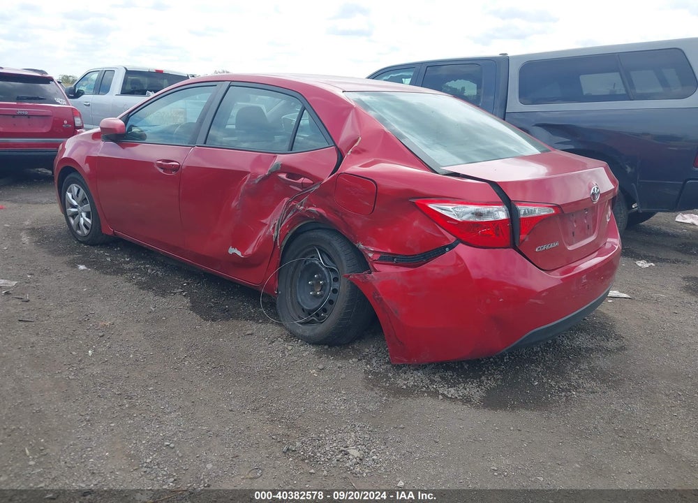 2015 TOYOTA COROLLA LE VIN: 5YFBURHE1FP333923