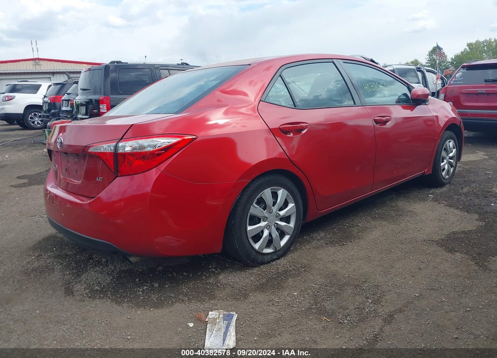 2015 TOYOTA COROLLA LE VIN: 5YFBURHE1FP333923