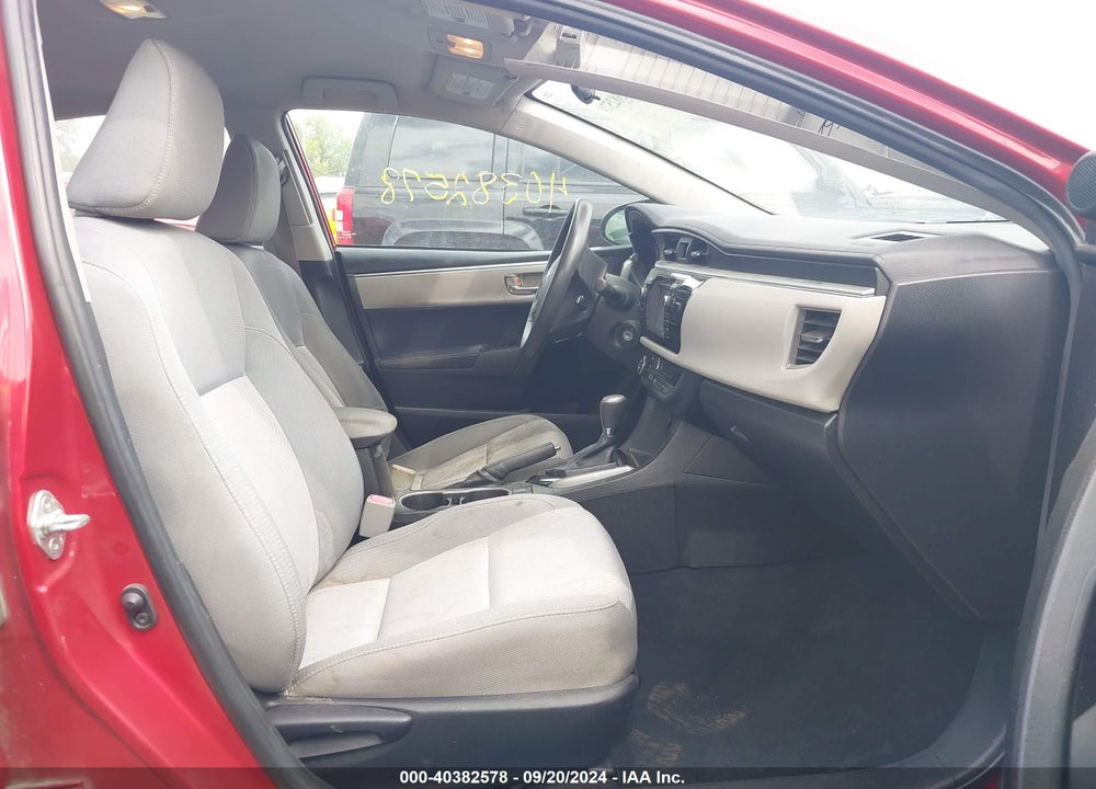 2015 TOYOTA COROLLA LE VIN: 5YFBURHE1FP333923