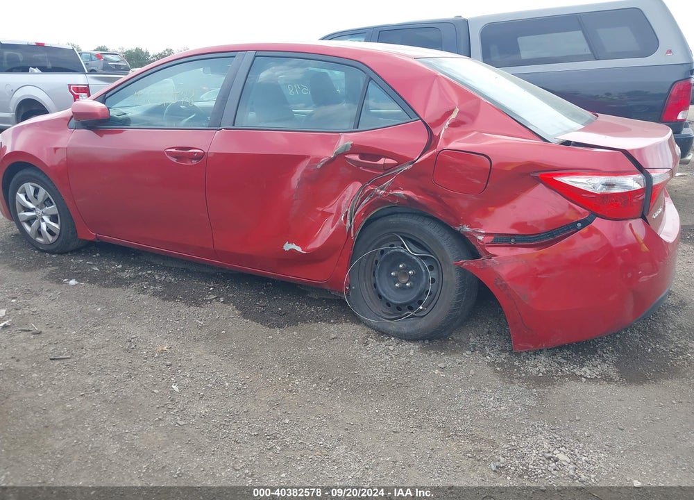 2015 TOYOTA COROLLA LE VIN: 5YFBURHE1FP333923