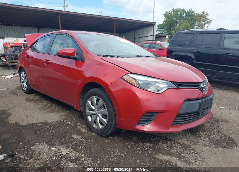 2015 TOYOTA COROLLA LE VIN: 5YFBURHE1FP333923